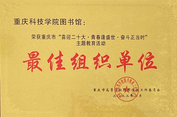最佳组织奖 最佳组织奖